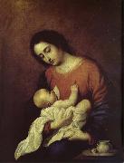Francisco de Zurbaran The Virgin Mary and Christ oil on canvas
